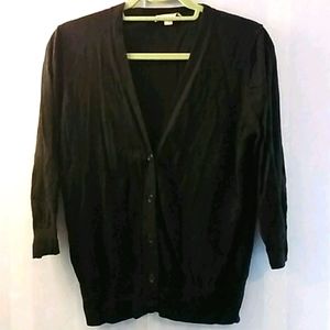 Black cardigan